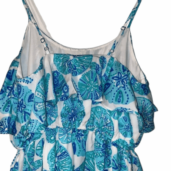 LILLY PULITZER  Women's Size XS Sea Urchin For You Sun Dress Blue White - Picture 5 of 8